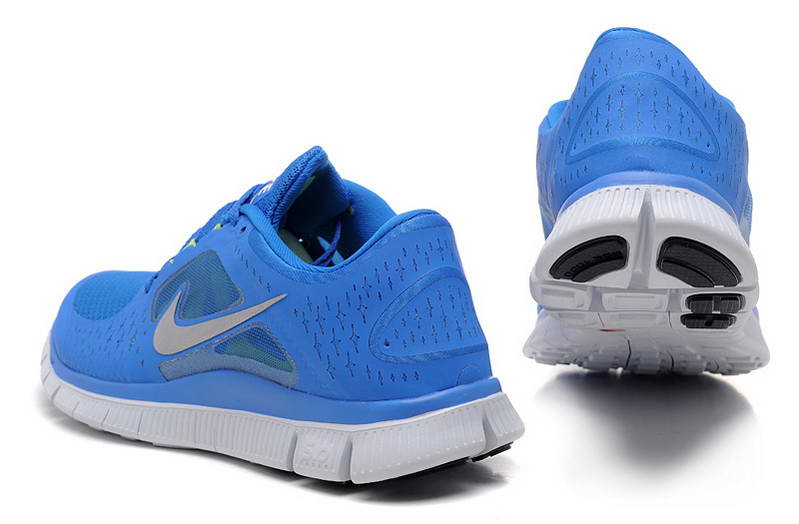 Nike Free run Womens Shoes 5.0  breathable Blue Gray (3)